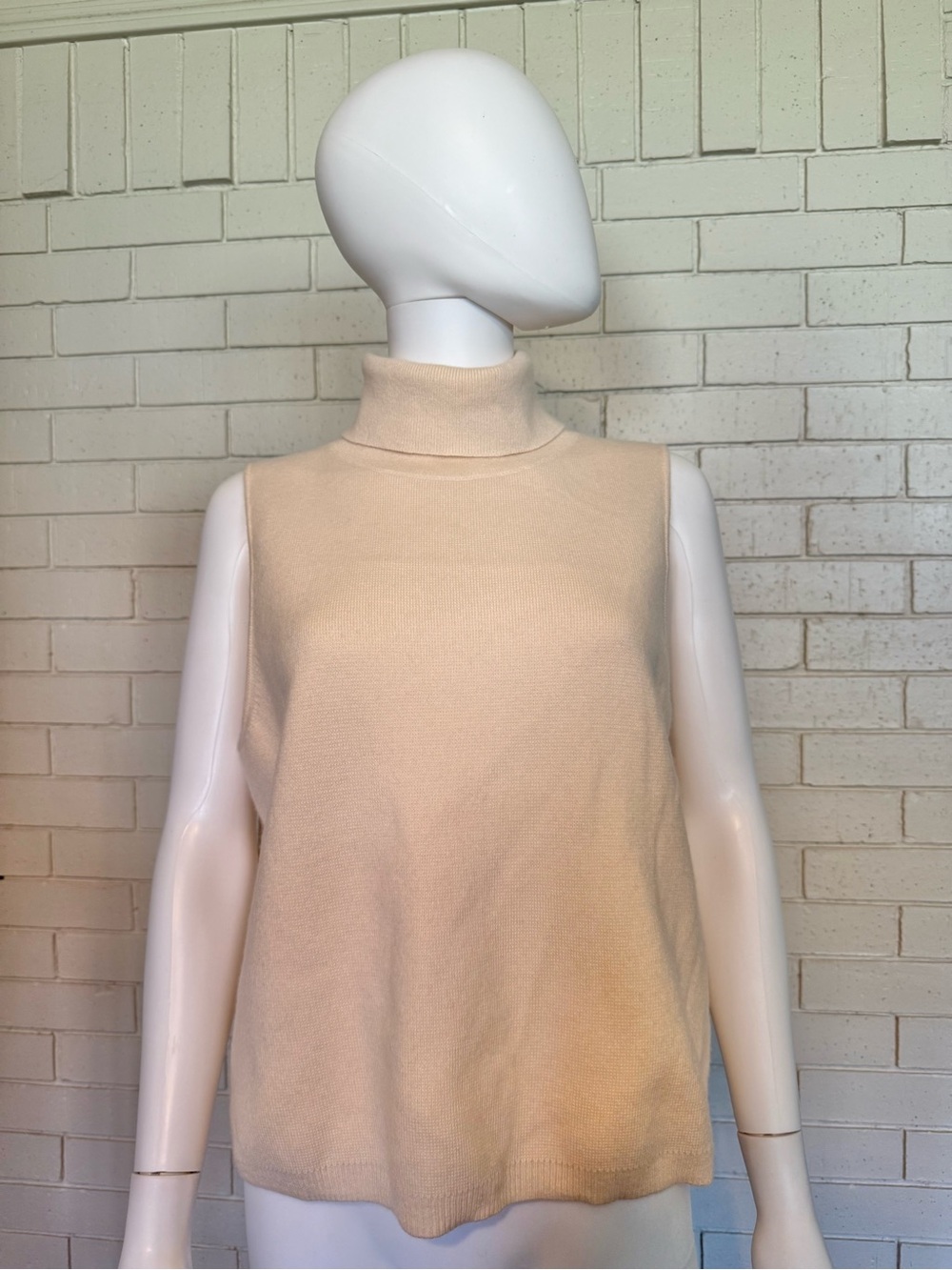 J. Crew Cashmere Mock Neck Sweater Shell
